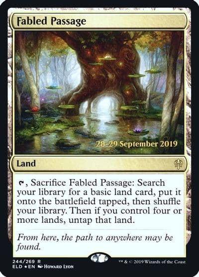 Fabled Passage ELD Prerelease Cards Magic card