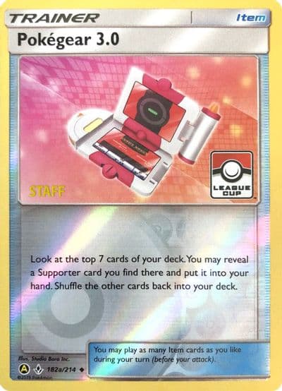Pokegear 3.0 - 182a/214 (League Cup) [Staff] League & Championship Cards Pokemon card