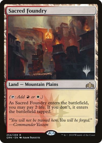 Sacred Foundry Promo Pack: Throne of Eldraine Magic card
