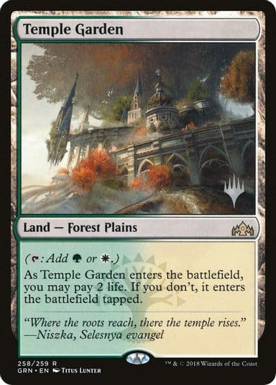 Temple Garden Promo Pack: Throne of Eldraine Magic card