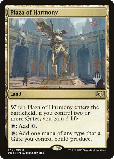 Plaza of Harmony Promo Pack: Throne of Eldraine Magic card