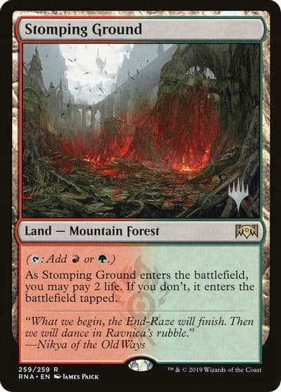 Stomping Ground Promo Pack: Throne of Eldraine Magic card