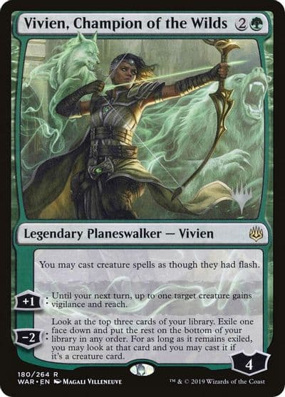 Vivien Champion of the Wilds Promo Pack: Throne of Eldraine Magic card