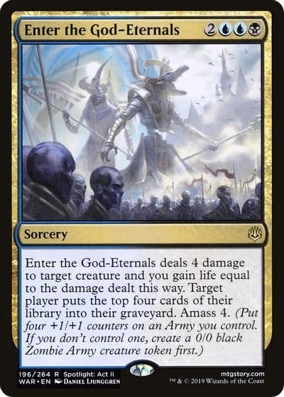 Enter the God Eternals Promo Pack: Throne of Eldraine Magic card