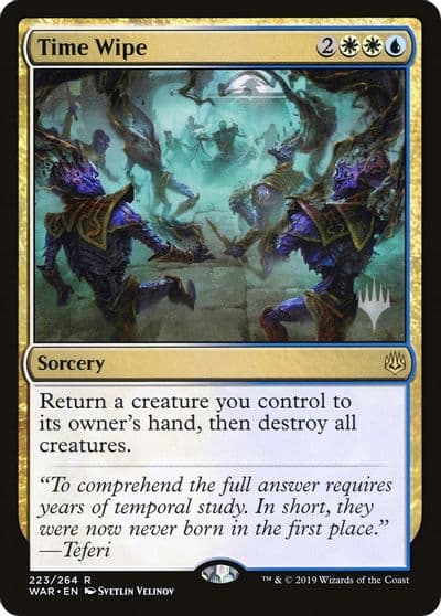 Time Wipe Promo Pack: Throne of Eldraine Magic card