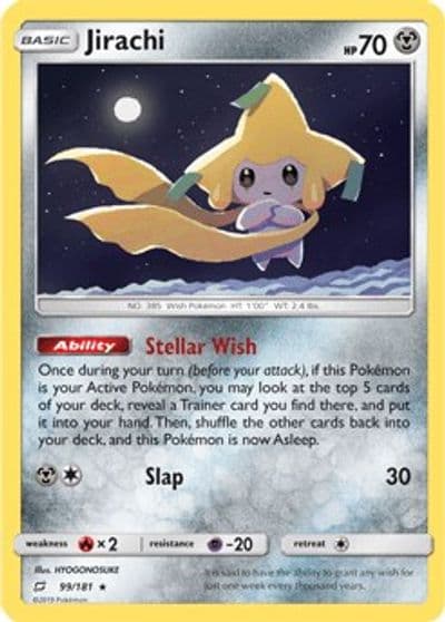 Jirachi Deck Exclusives Pokemon card