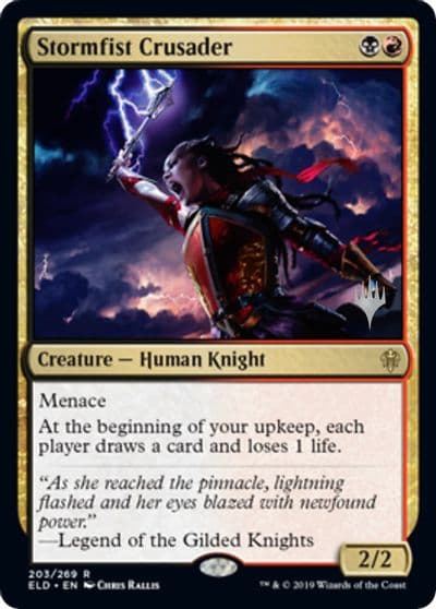 Stormfist Crusader Promo Pack: Throne of Eldraine Magic card