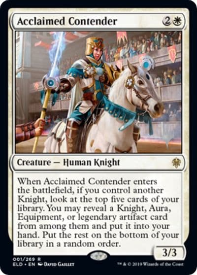 Acclaimed Contender Promo Pack: Throne of Eldraine Magic card