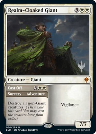 Realm Cloaked Giant Promo Pack: Throne of Eldraine Magic card