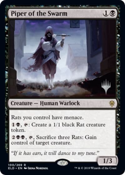 Piper of the Swarm Promo Pack: Throne of Eldraine Magic card