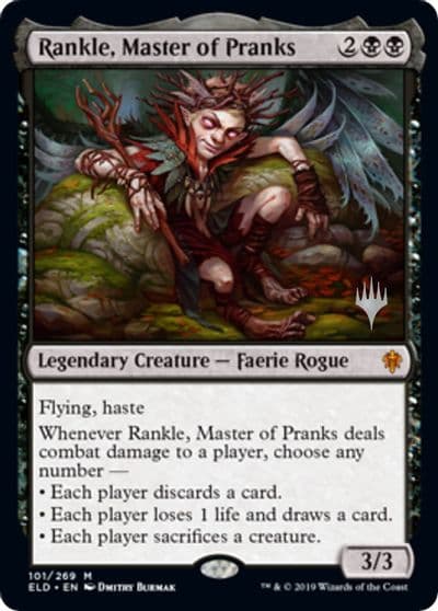 Rankle Master of Pranks Promo Pack: Throne of Eldraine Magic card