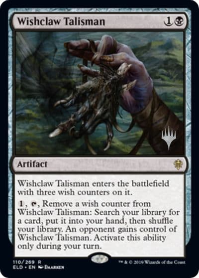 Wishclaw Talisman Promo Pack: Throne of Eldraine Magic card