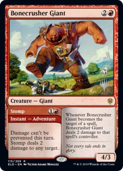 Bonecrusher Giant Promo Pack: Throne of Eldraine Magic card