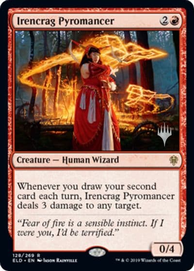 Irencrag Pyromancer Promo Pack: Throne of Eldraine Magic card