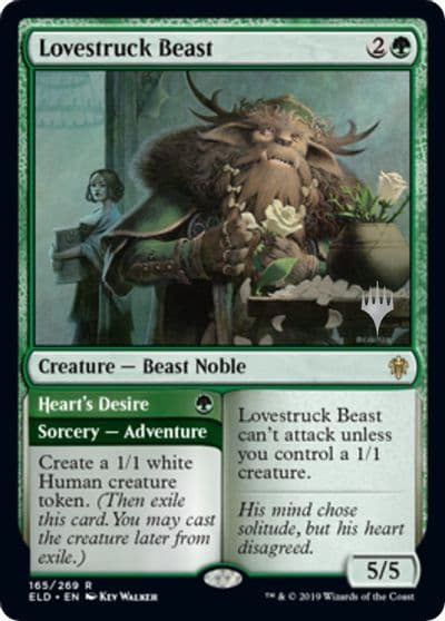 Lovestruck Beast Promo Pack: Throne of Eldraine Magic card
