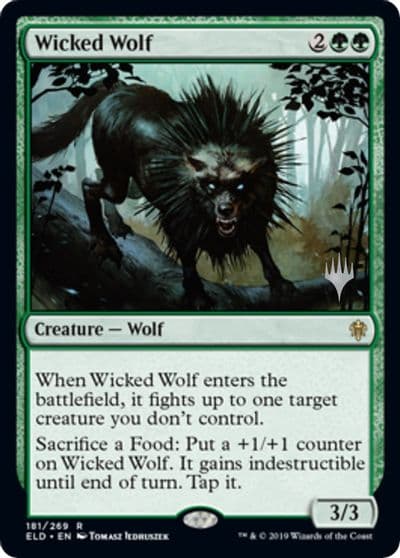 Wicked Wolf Promo Pack: Throne of Eldraine Magic card