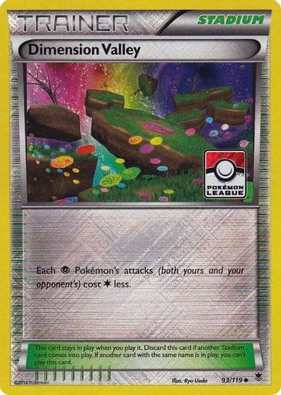 Dimension Valley (Pokemon League) League & Championship Cards Pokemon card