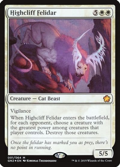 Highcliff Felidar Magic Game Night 2019 Magic card