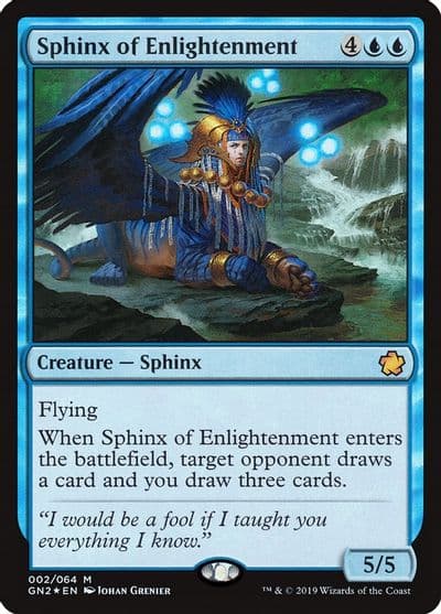 Sphinx of Enlightenment Magic Game Night 2019 Magic card