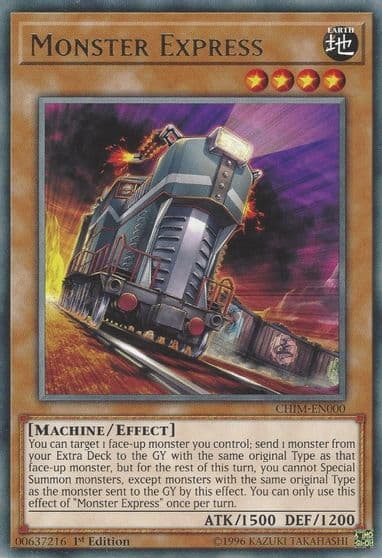 Monster Express Chaos Impact Yu-Gi-Oh! card