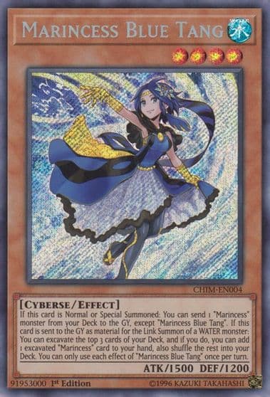 Marincess Blue Tang Chaos Impact Yu-Gi-Oh! card