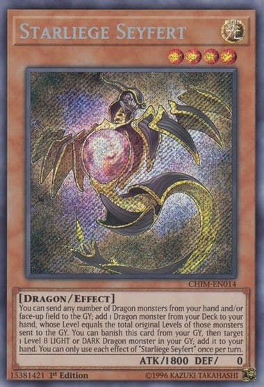 Starliege Seyfert Chaos Impact Yu-Gi-Oh! card