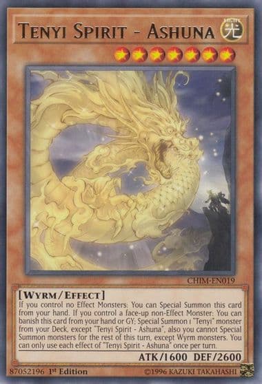 Tenyi Spirit Ashuna Chaos Impact Yu-Gi-Oh! card