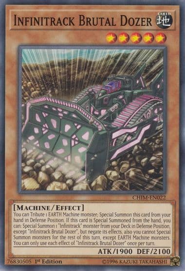 Infinitrack Brutal Dozer Chaos Impact Yu-Gi-Oh! card