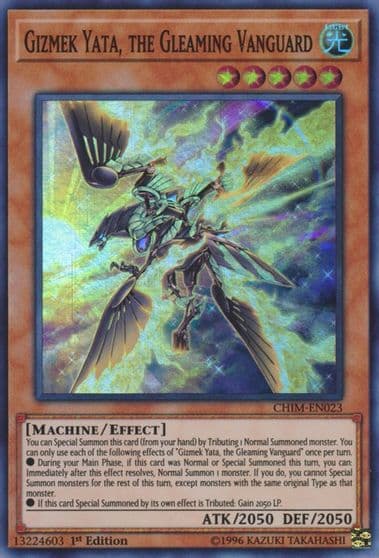 Gizmek Yata the Gleaming Vanguard Chaos Impact Yu-Gi-Oh! card