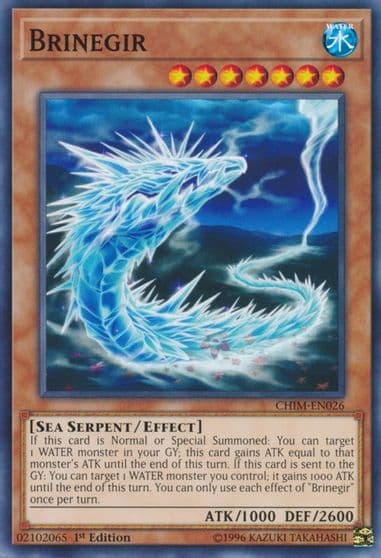 Brinegir Chaos Impact Yu-Gi-Oh! card