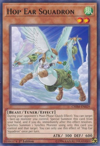 Hop Ear Squadron Chaos Impact Yu-Gi-Oh! card