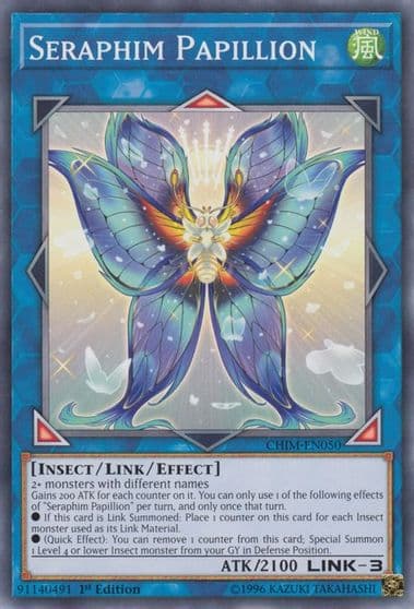 Seraphim Papillion Chaos Impact Yu-Gi-Oh! card