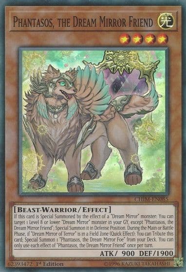 Phantasos the Dream Mirror Friend Chaos Impact Yu-Gi-Oh! card