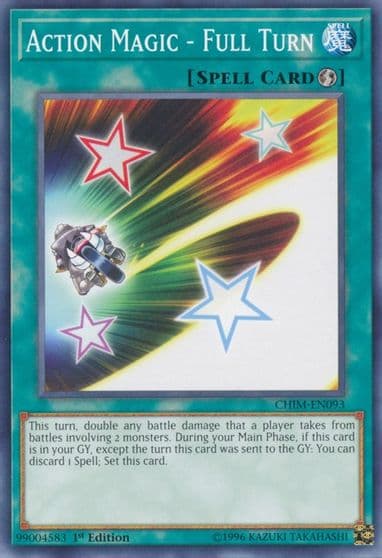 Action Magic Full Turn Chaos Impact Yu-Gi-Oh! card