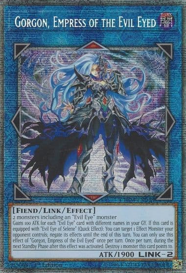 Gorgon Empress of the Evil Eyed Starlight Rare Chaos Impact Yu-Gi-Oh! card