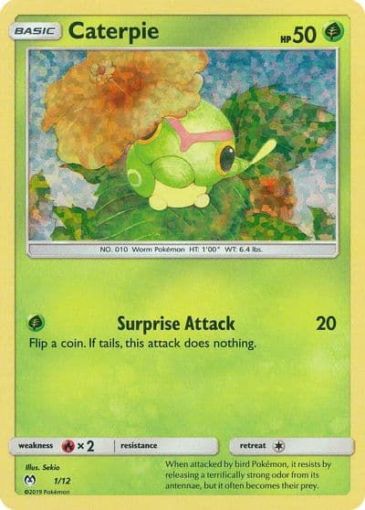 Caterpie McDonald's Promos 2019 Pokemon card