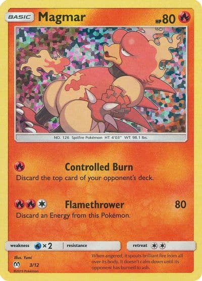 Magmar McDonald's Promos 2019 Pokemon card