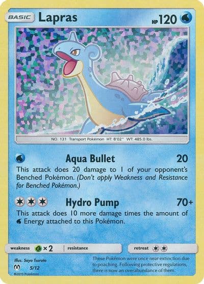 Lapras McDonald's Promos 2019 Pokemon card