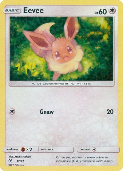 Eevee McDonald's Promos 2019 Pokemon card