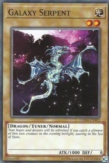 Galaxy Serpent Advanced Demo Deck Extra Pack Yu-Gi-Oh! card