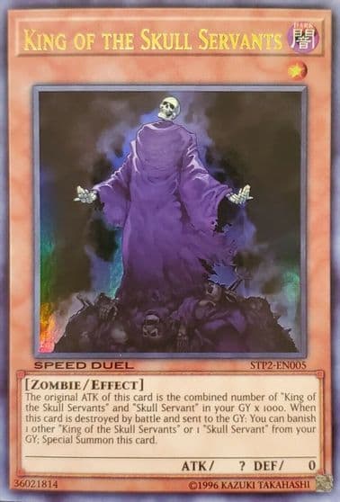 King of the Skull Servants Speed Duel: Tournament Pack 2 Yu-Gi-Oh! card