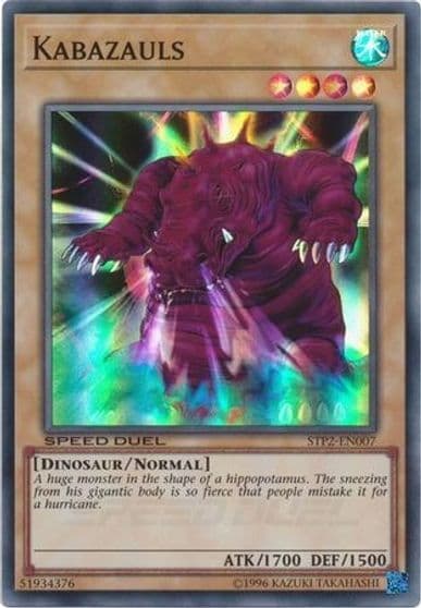 Kabazauls Speed Duel: Tournament Pack 2 Yu-Gi-Oh! card