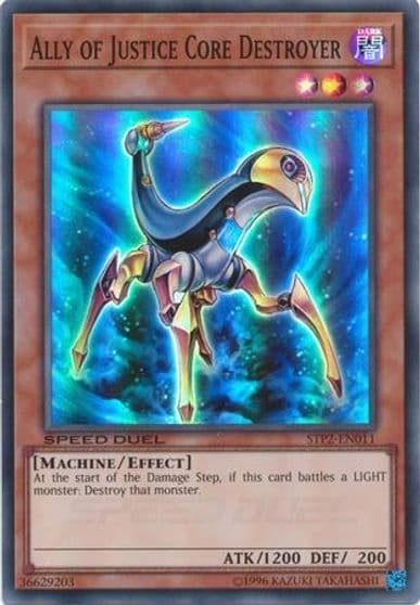 Ally of Justice Core Destroyer Speed Duel: Tournament Pack 2 Yu-Gi-Oh! card