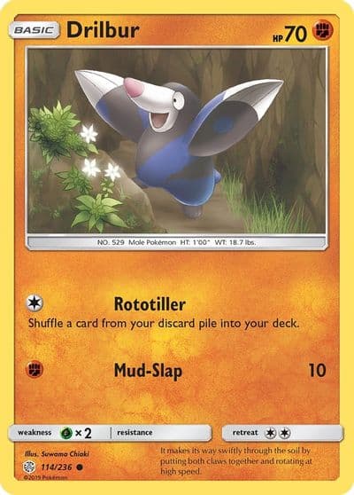 Drilbur SM - Cosmic Eclipse Pokemon card