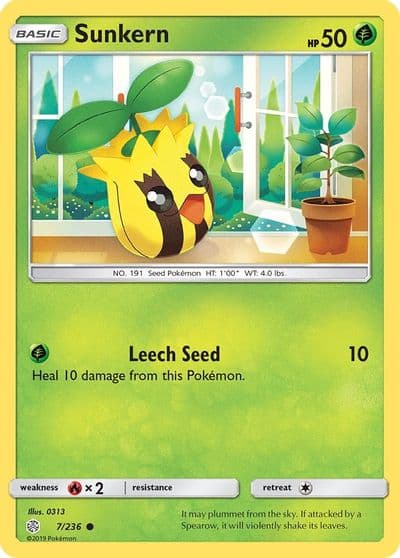 Sunkern SM - Cosmic Eclipse Pokemon card