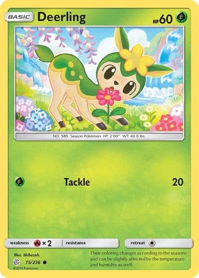Deerling SM - Cosmic Eclipse Pokemon card