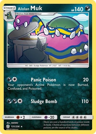 Alolan Muk SM - Cosmic Eclipse Pokemon card