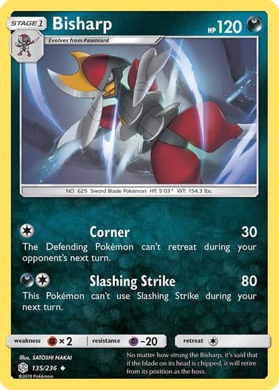Bisharp SM - Cosmic Eclipse Pokemon card