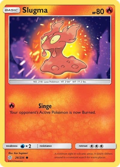 Slugma SM - Cosmic Eclipse Pokemon card