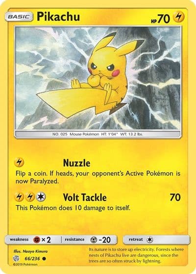 Pikachu SM - Cosmic Eclipse Pokemon card